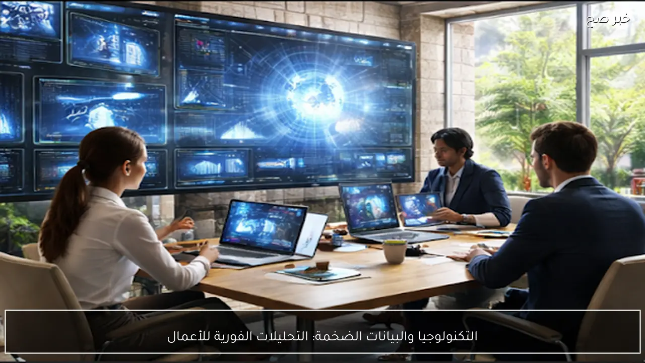 التكنولوجيا والبيانات الضخمة: التحليلات الفورية للأعمال