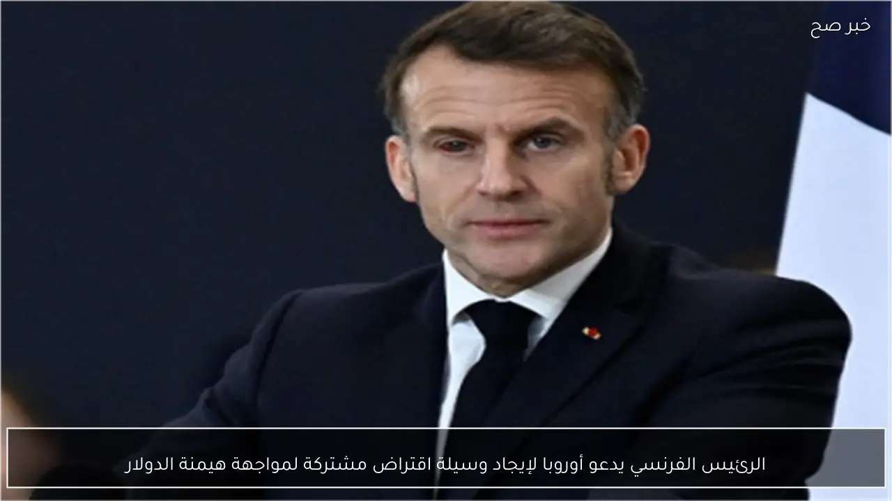 الرئيس الفرنسي يدعو أوروبا لإيجاد وسيلة اقتراض مشتركة لمواجهة هيمنة الدولار