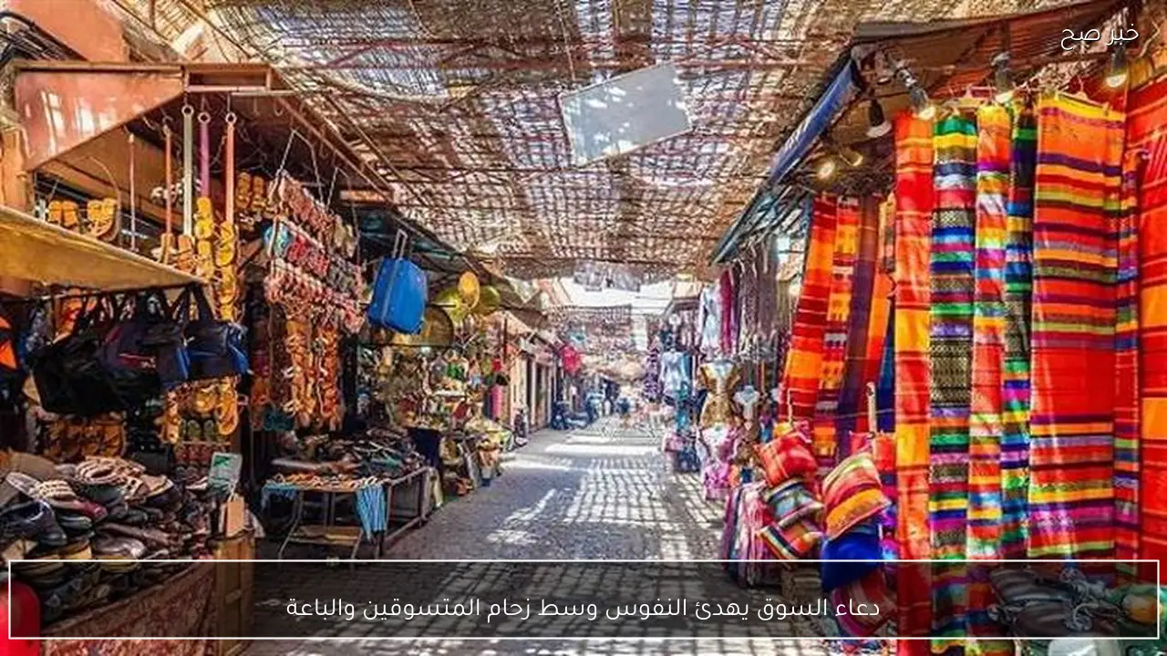 دعاء السوق يهدئ النفوس وسط زحام المتسوقين والباعة