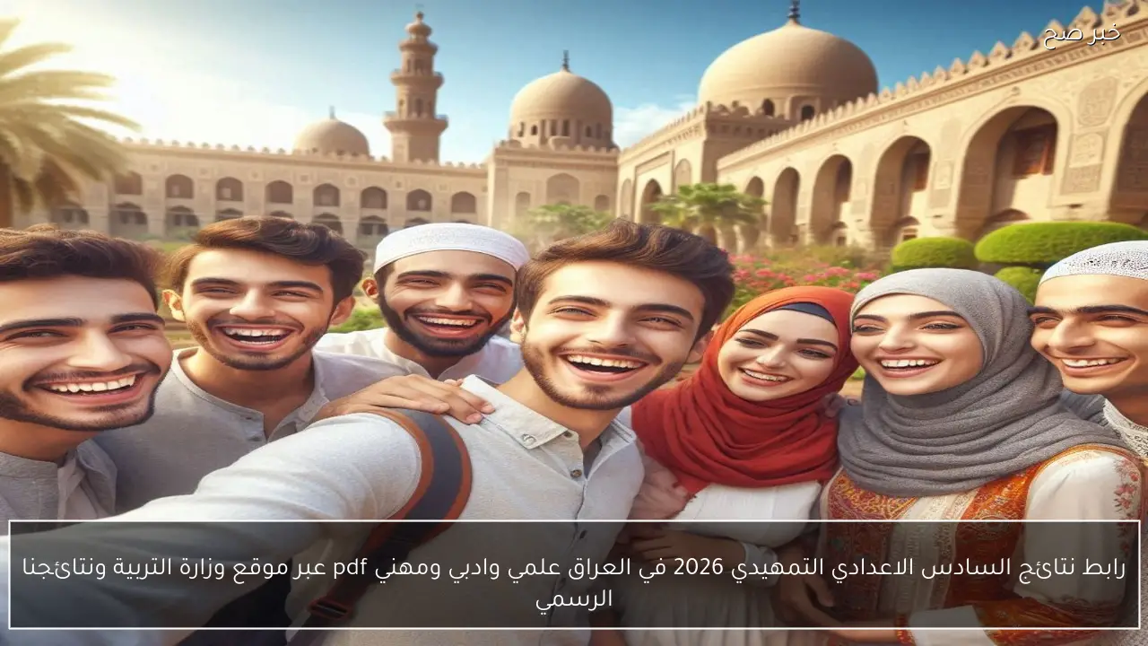 رابط نتائج السادس الاعدادي التمهيدي 2026 في العراق علمي وادبي ومهني pdf عبر موقع وزارة التربية ونتائجنا الرسمي