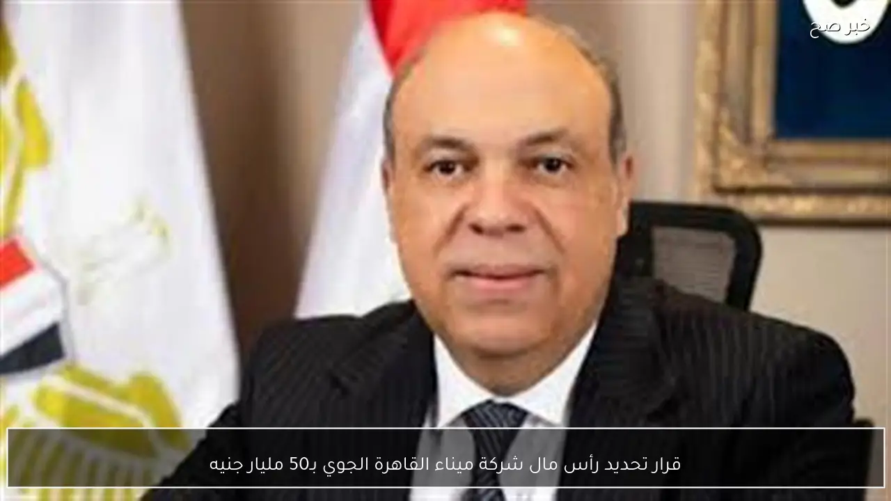 قرار تحديد رأس مال شركة ميناء القاهرة الجوي بـ50 مليار جنيه