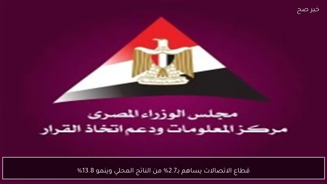 قطاع الاتصالات يساهم بـ2.7% من الناتج المحلي وينمو 13.8%