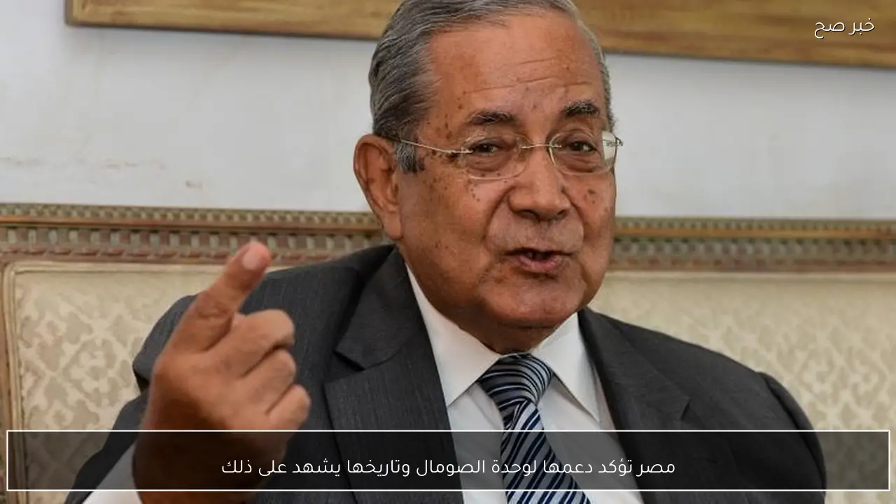 مصر تؤكد دعمها لوحدة الصومال وتاريخها يشهد على ذلك