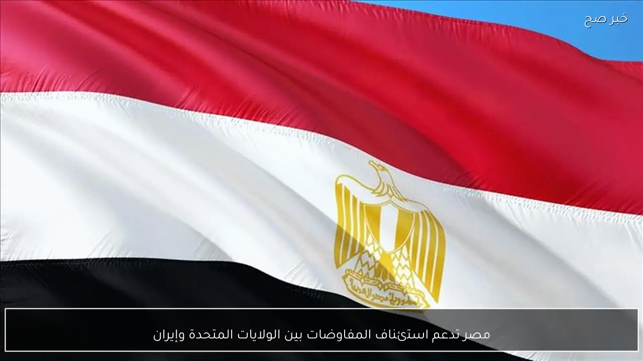 مصر تدعم استئناف المفاوضات بين الولايات المتحدة وإيران