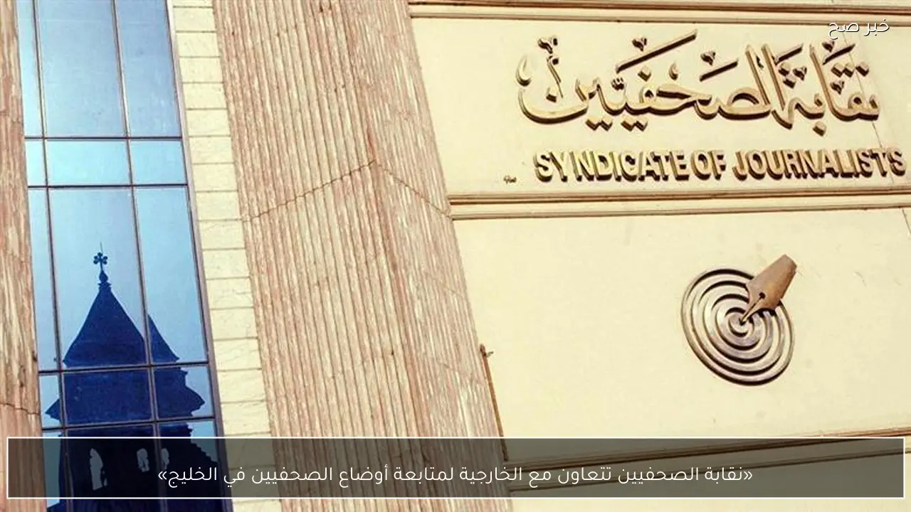 «نقابة الصحفيين تتعاون مع الخارجية لمتابعة أوضاع الصحفيين في الخليج»