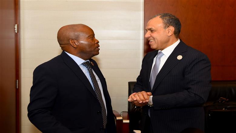 وزير الخارجية يبحث مع مفوض الاتحاد الأفريقي للزراعة تعزيز سلاسل الأمن الغذائي