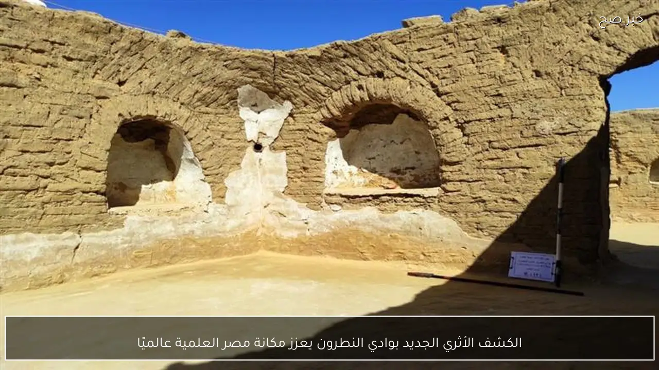الكشف الأثري الجديد بوادي النطرون يعزز مكانة مصر العلمية عالميًا