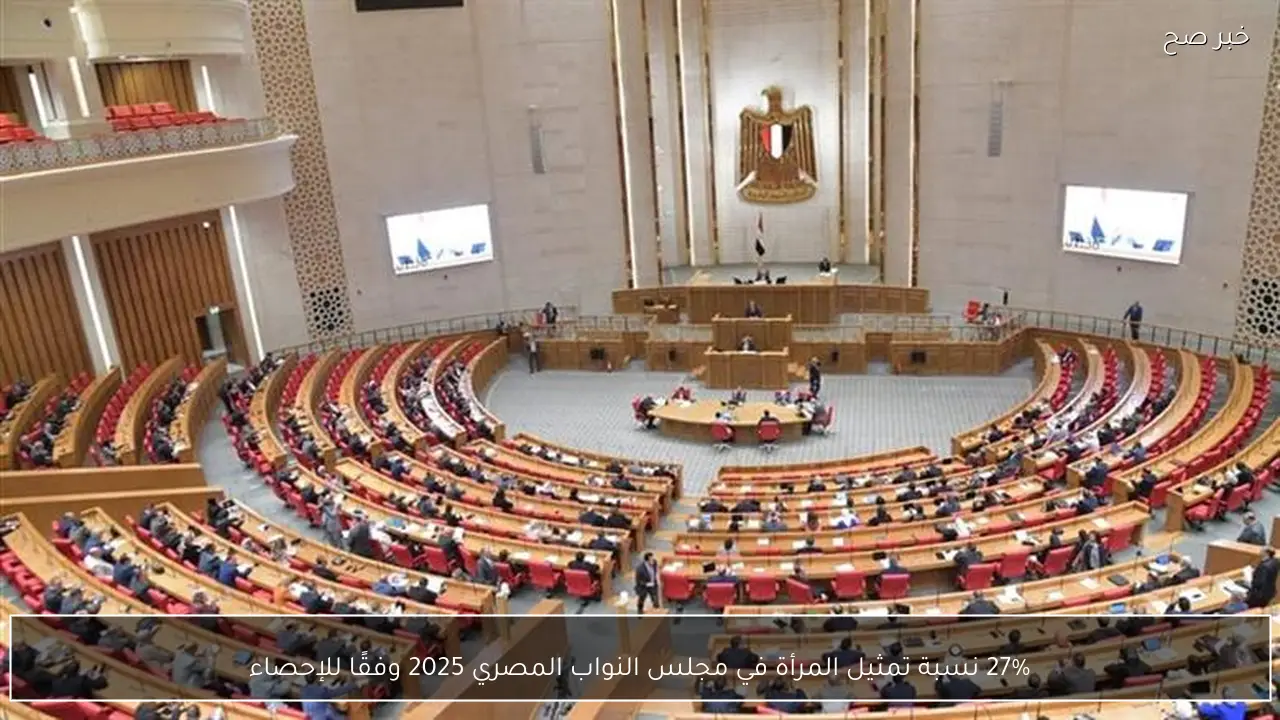 27% نسبة تمثيل المرأة في مجلس النواب المصري 2025 وفقًا للإحصاء