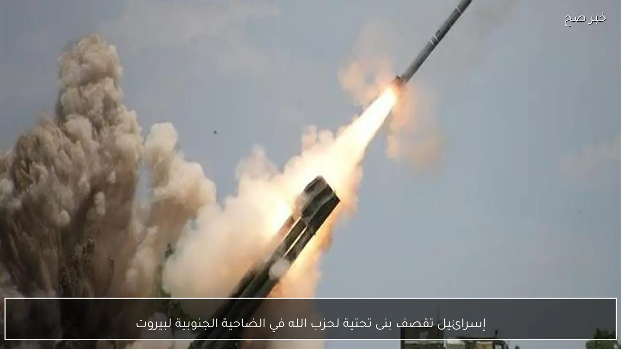 إسرائيل تقصف بنى تحتية لحزب الله في الضاحية الجنوبية لبيروت