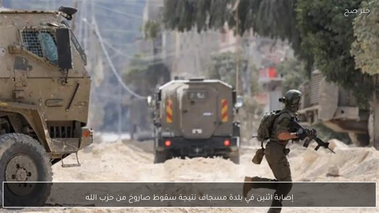 إصابة اثنين في بلدة مسجاف نتيجة سقوط صاروخ من حزب الله