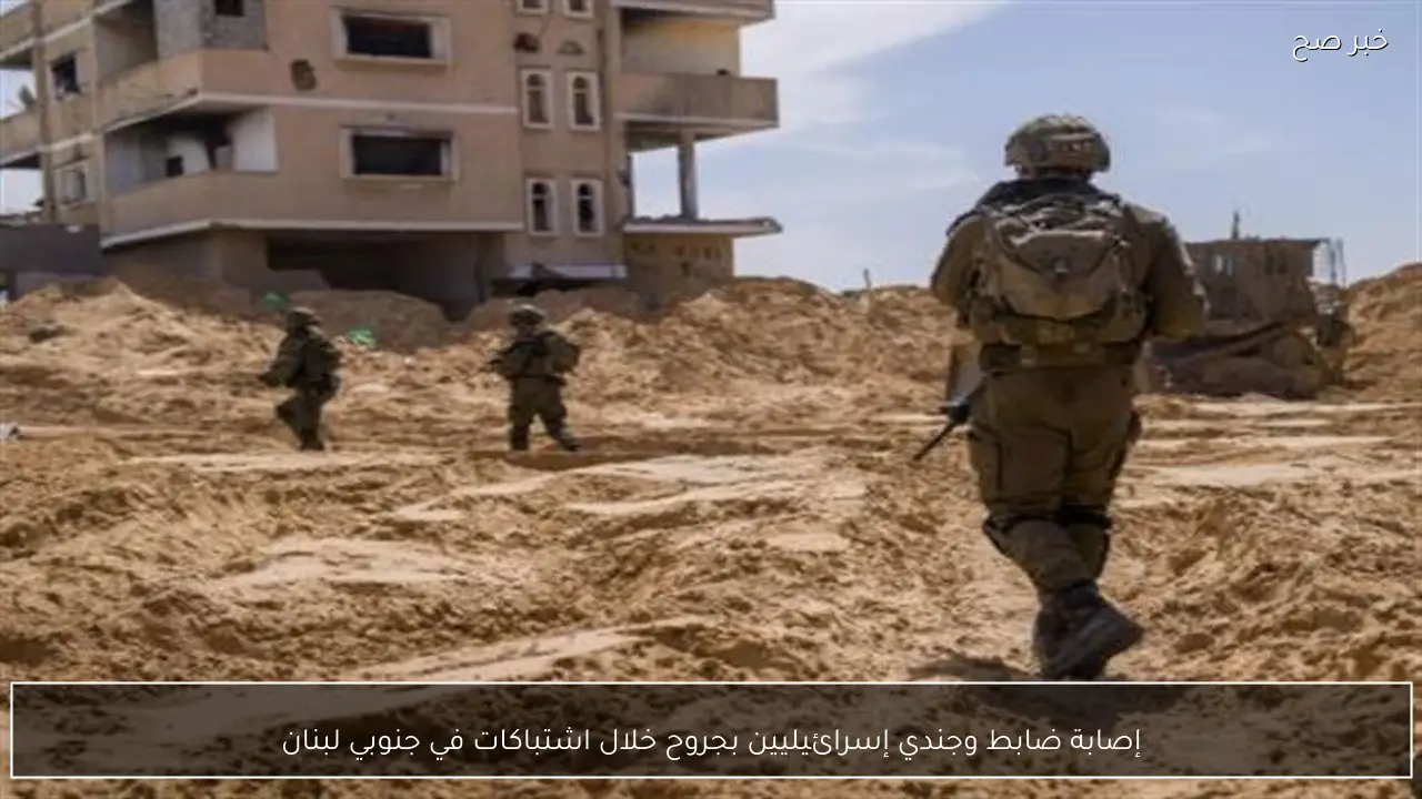 إصابة ضابط وجندي إسرائيليين بجروح خلال اشتباكات في جنوبي لبنان