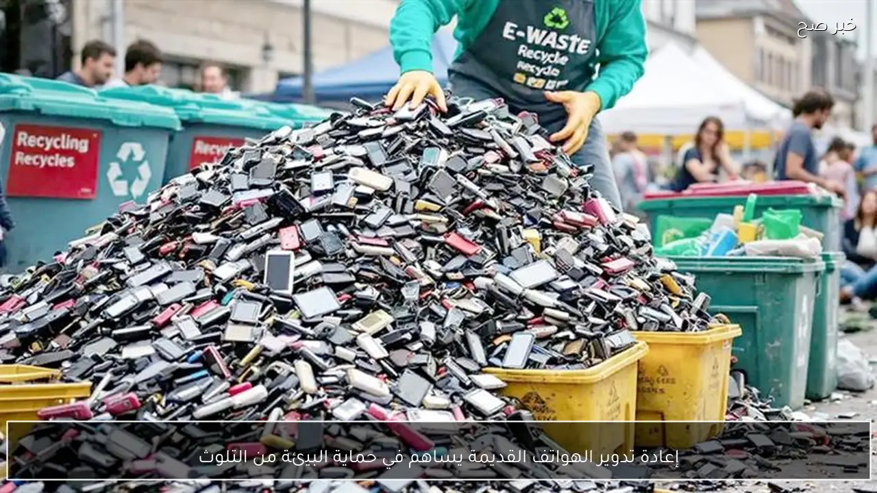 إعادة تدوير الهواتف القديمة يساهم في حماية البيئة من التلوث