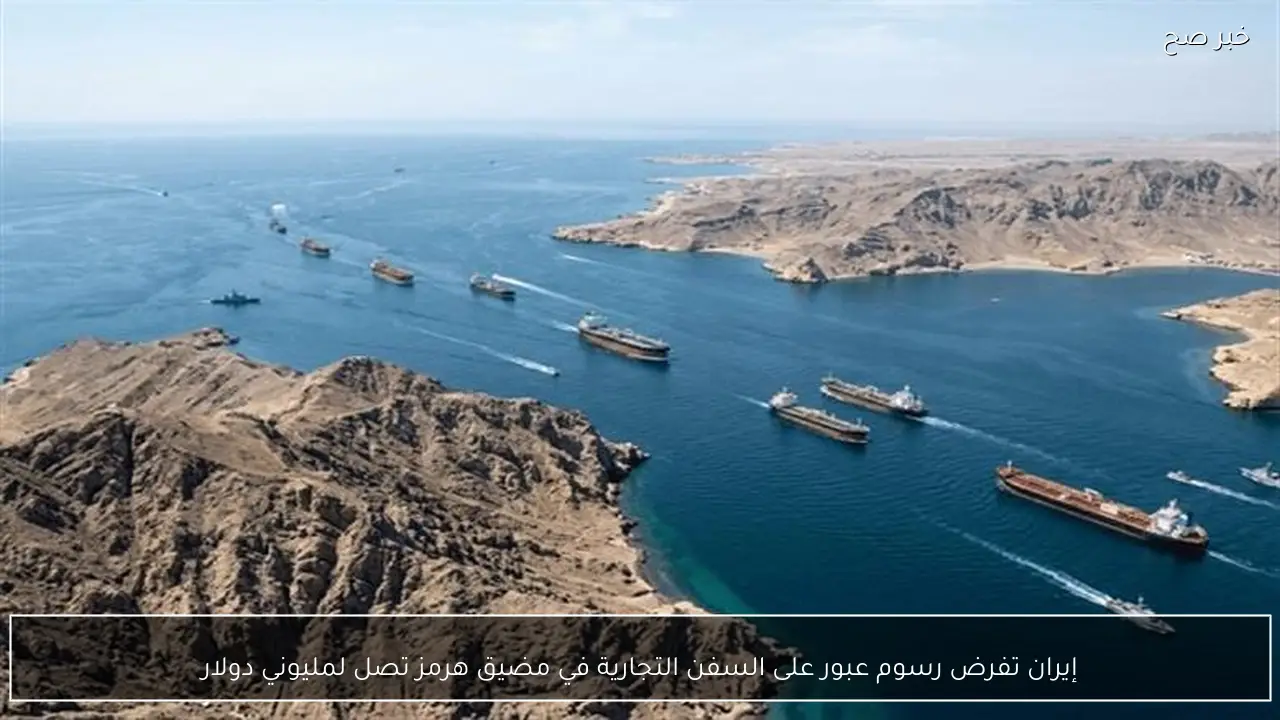 إيران تفرض رسوم عبور على السفن التجارية في مضيق هرمز تصل لمليوني دولار