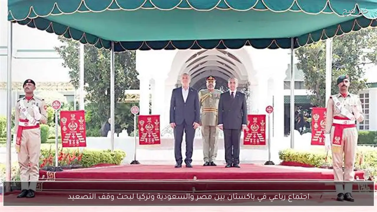 اجتماع رباعي في باكستان بين مصر والسعودية وتركيا لبحث وقف التصعيد