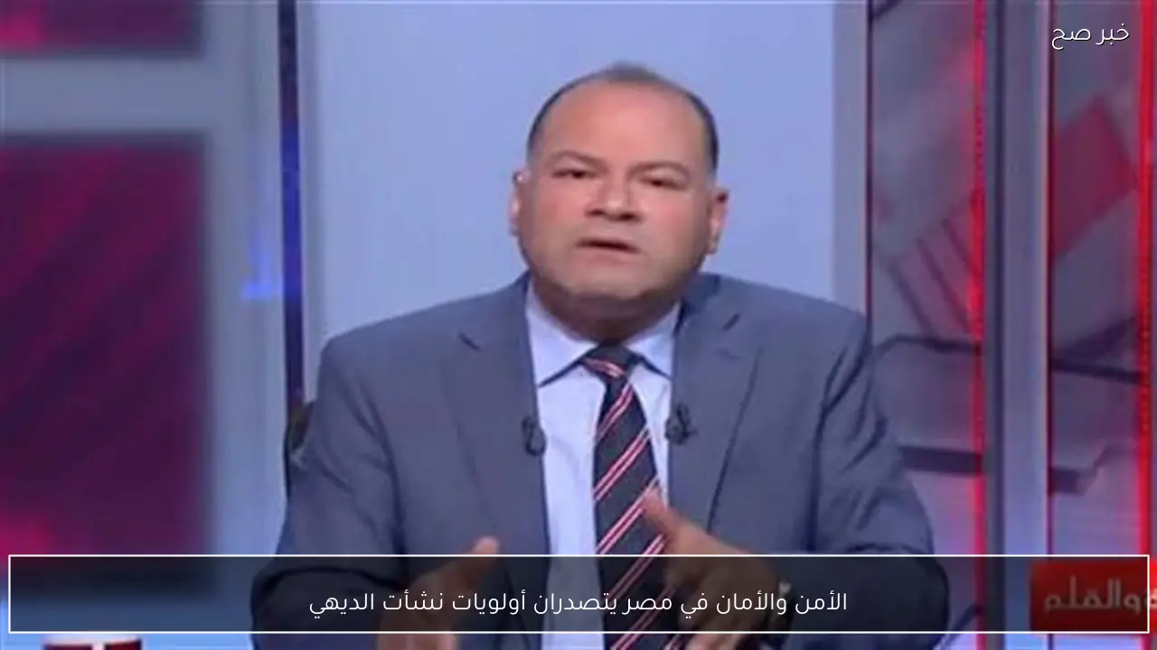 الأمن والأمان في مصر يتصدران أولويات نشأت الديهي