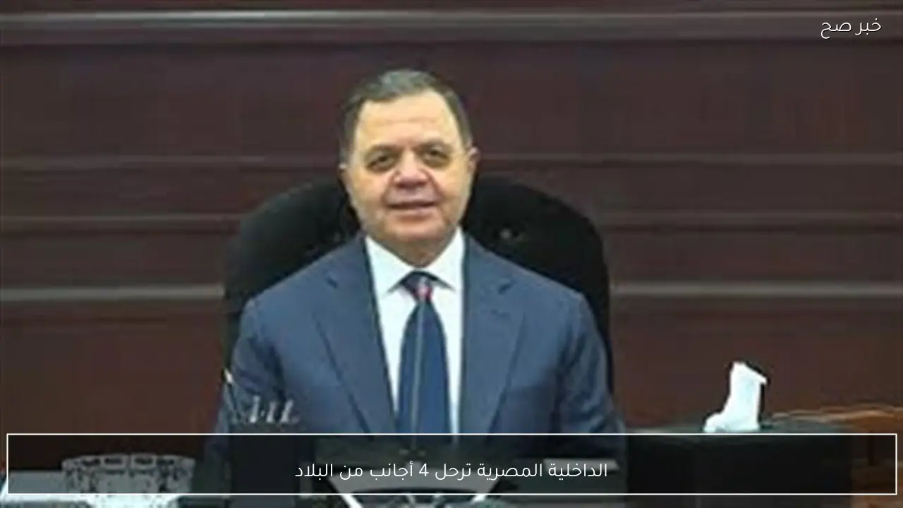 الداخلية المصرية ترحل 4 أجانب من البلاد