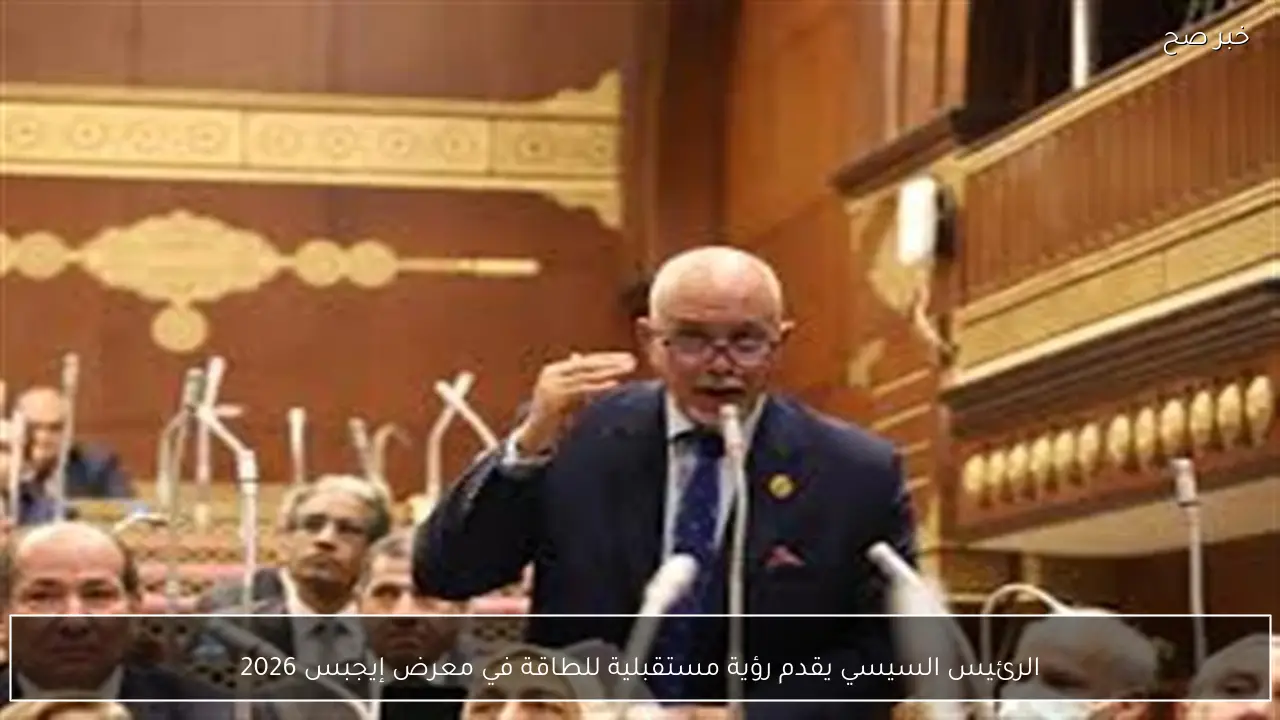 الرئيس السيسي يقدم رؤية مستقبلية للطاقة في معرض إيجبس 2026