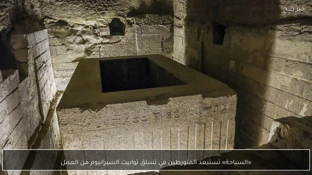 «السياحة» تستبعد المتورطين في تسلق توابيت السيرابيوم من العمل