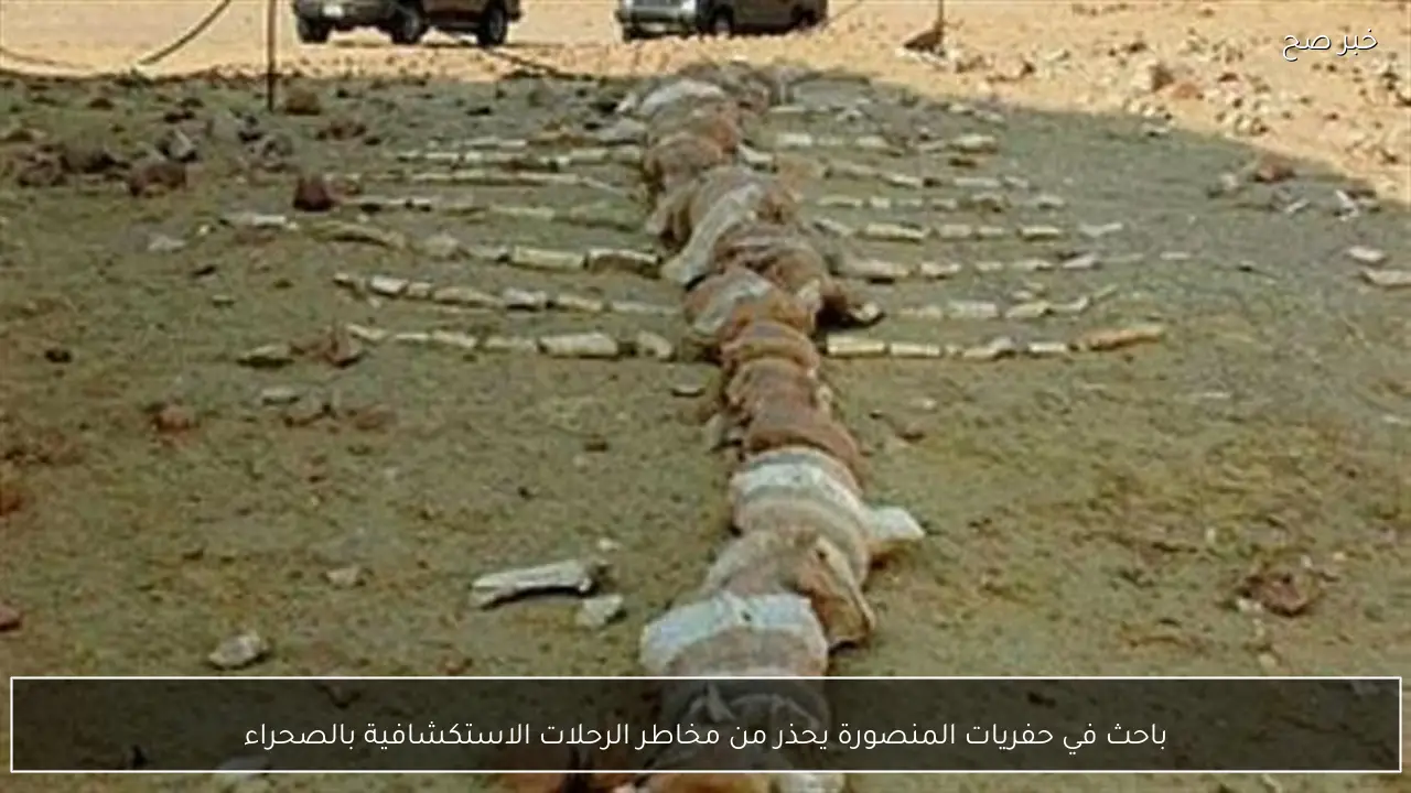 باحث في حفريات المنصورة يحذر من مخاطر الرحلات الاستكشافية بالصحراء