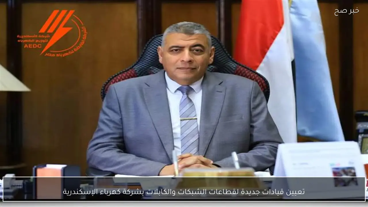 تعيين قيادات جديدة لقطاعات الشبكات والكابلات بشركة كهرباء الإسكندرية