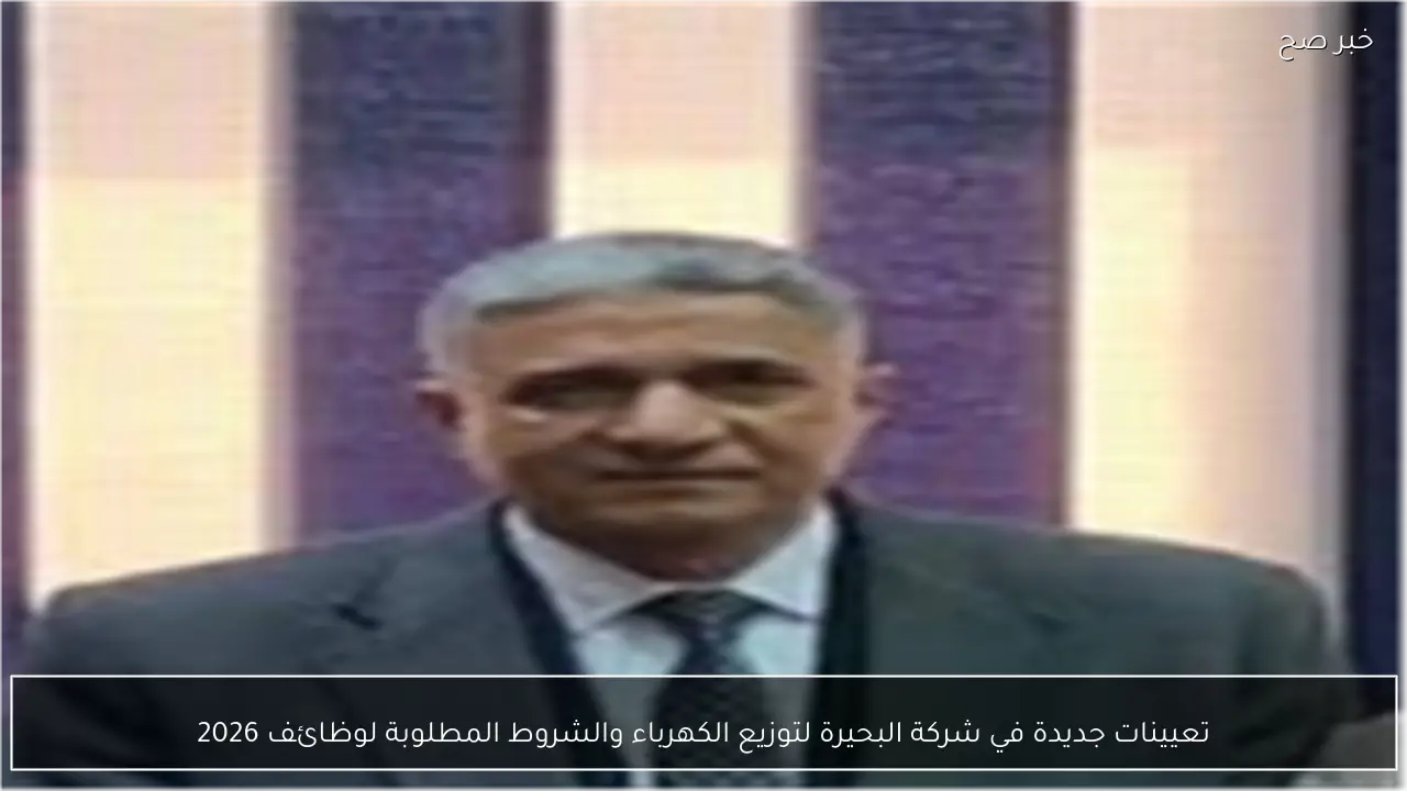 تعيينات جديدة في شركة البحيرة لتوزيع الكهرباء والشروط المطلوبة لوظائف 2026