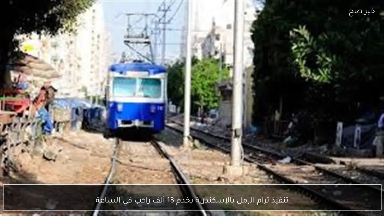 تنفيذ ترام الرمل بالإسكندرية يخدم 13 ألف راكب في الساعة