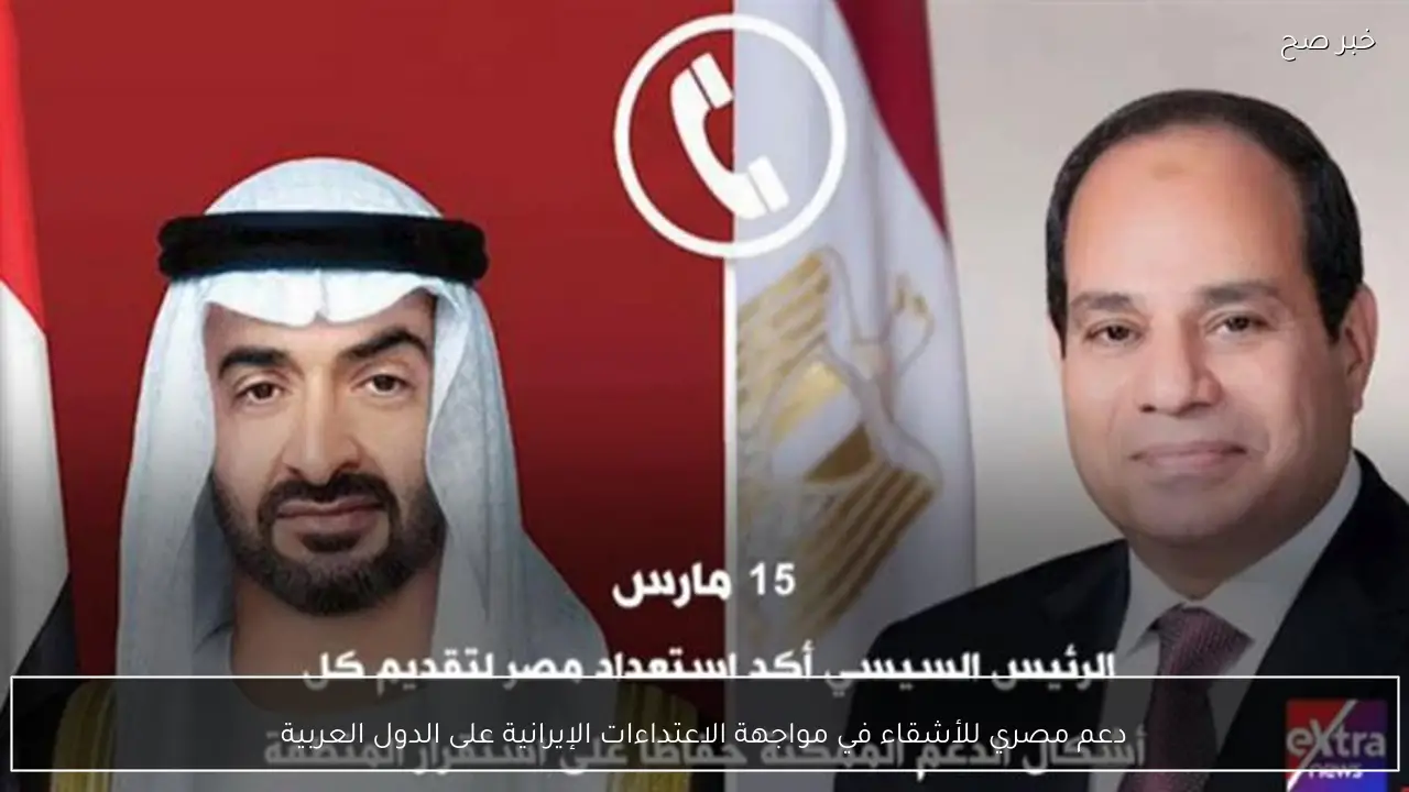 دعم مصري للأشقاء في مواجهة الاعتداءات الإيرانية على الدول العربية