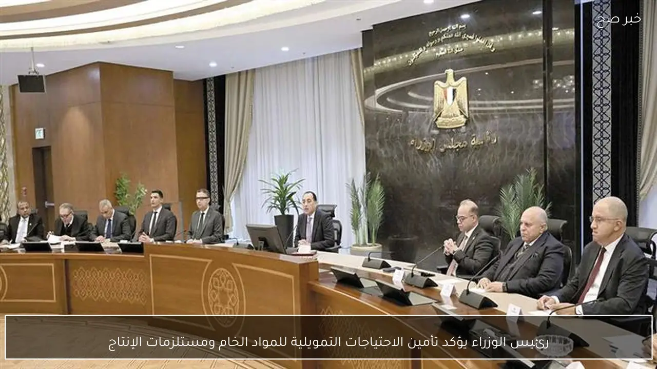 رئيس الوزراء يؤكد تأمين الاحتياجات التمويلية للمواد الخام ومستلزمات الإنتاج
