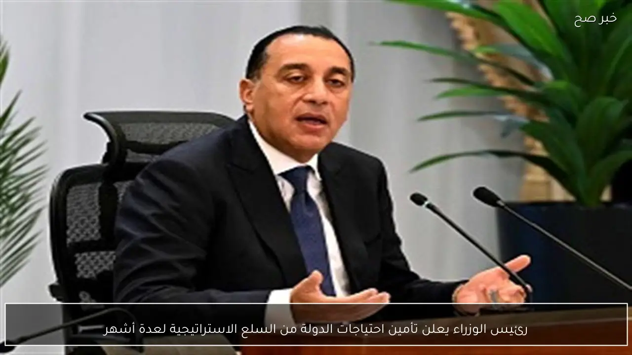 رئيس الوزراء يعلن تأمين احتياجات الدولة من السلع الاستراتيجية لعدة أشهر