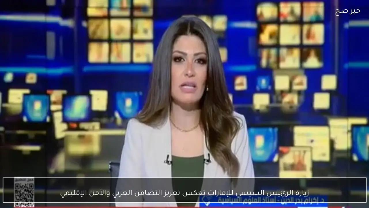 زيارة الرئيس السيسي للإمارات تعكس تعزيز التضامن العربي والأمن الإقليمي