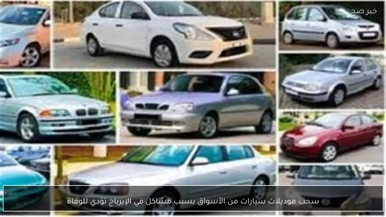 سحب موديلات سيارات من الأسواق بسبب مشاكل في الإيرباج تؤدي للوفاة