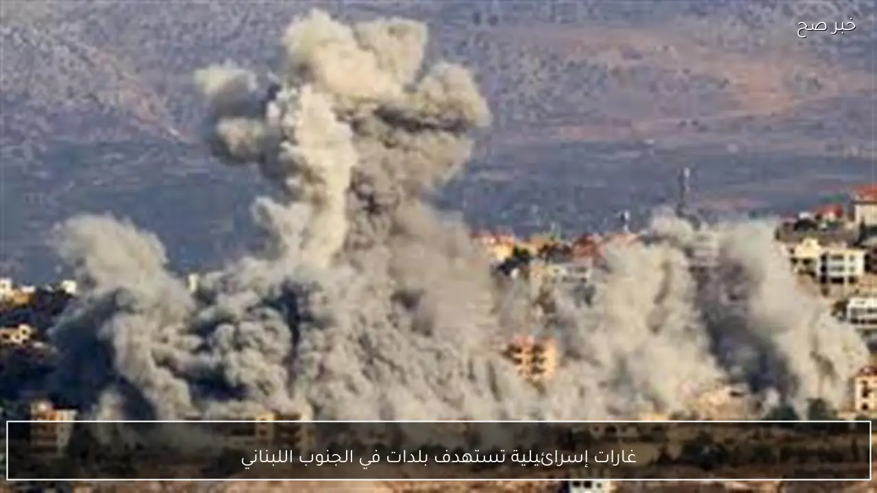 غارات إسرائيلية تستهدف بلدات في الجنوب اللبناني