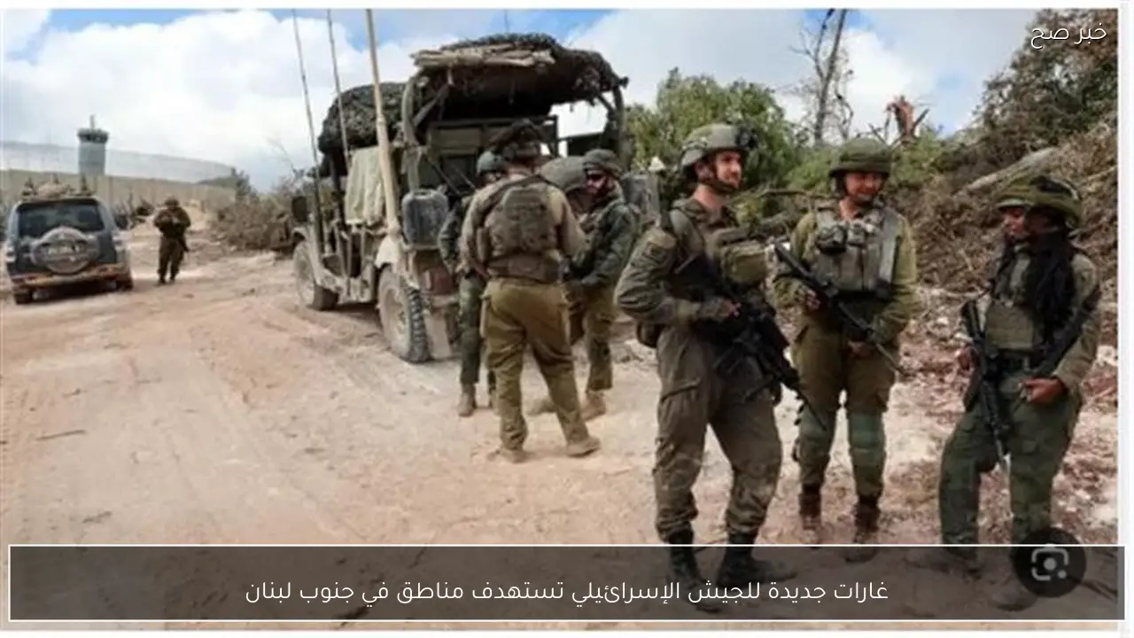 غارات جديدة للجيش الإسرائيلي تستهدف مناطق في جنوب لبنان