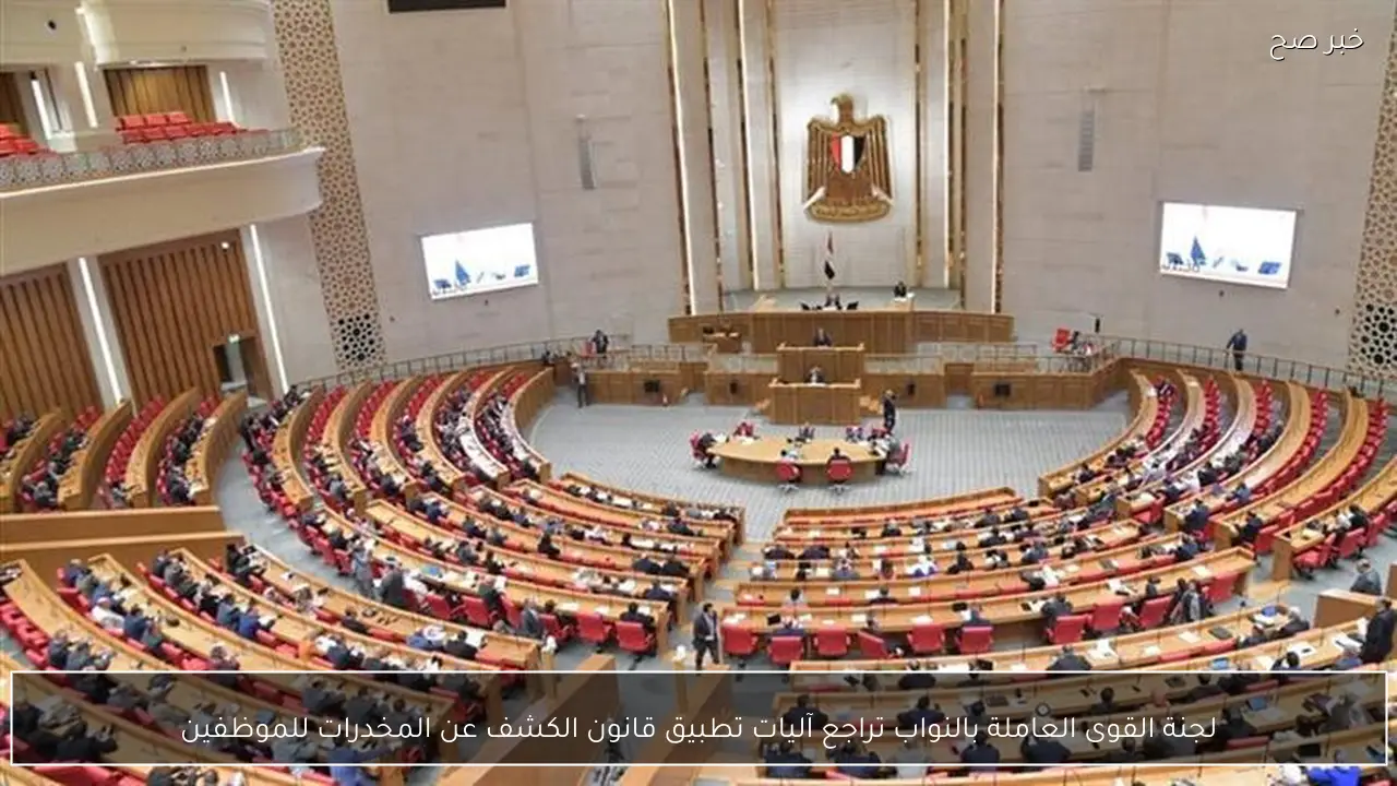 لجنة القوى العاملة بالنواب تراجع آليات تطبيق قانون الكشف عن المخدرات للموظفين