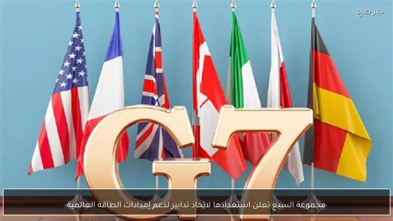 مجموعة السبع تعلن استعدادها لاتخاذ تدابير لدعم إمدادات الطاقة العالمية