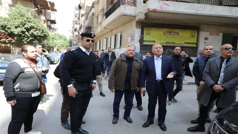 محافظ القاهرة يتابع إزالة مخالفات البناء