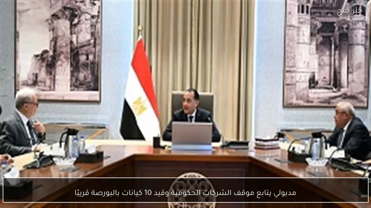 مدبولي يتابع موقف الشركات الحكومية وقيد 10 كيانات بالبورصة قريبًا