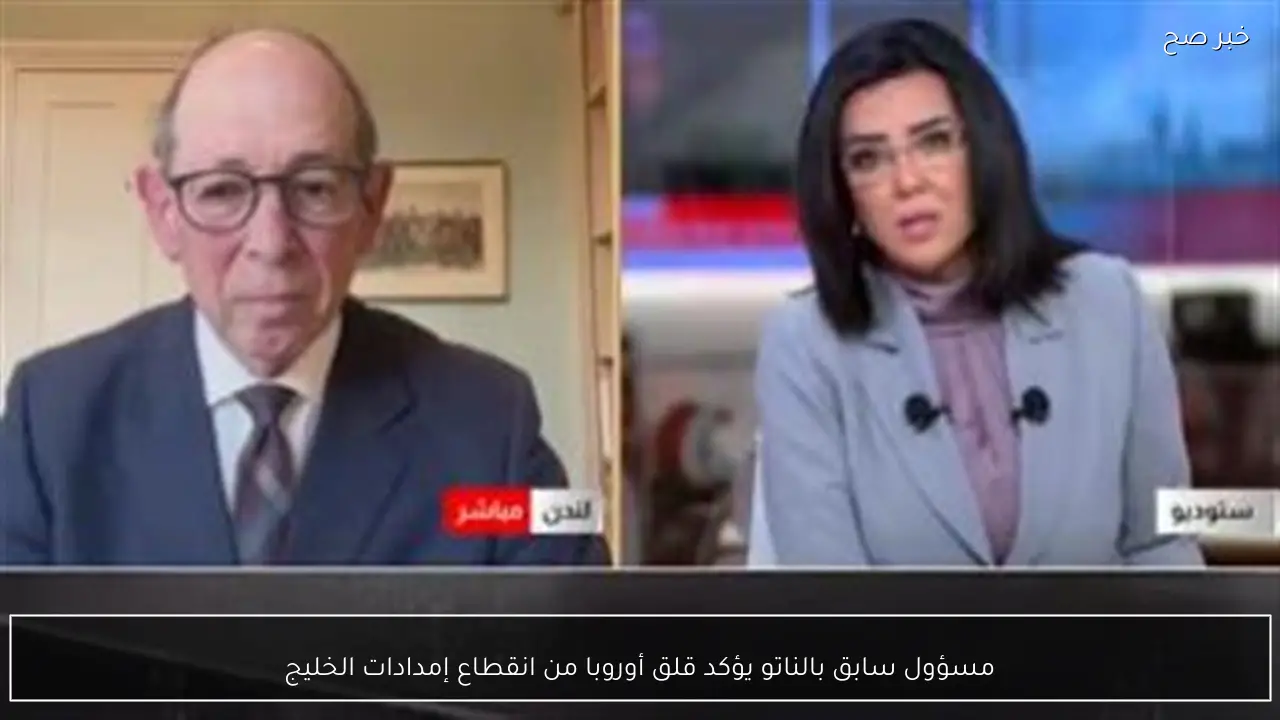 مسؤول سابق بالناتو يؤكد قلق أوروبا من انقطاع إمدادات الخليج