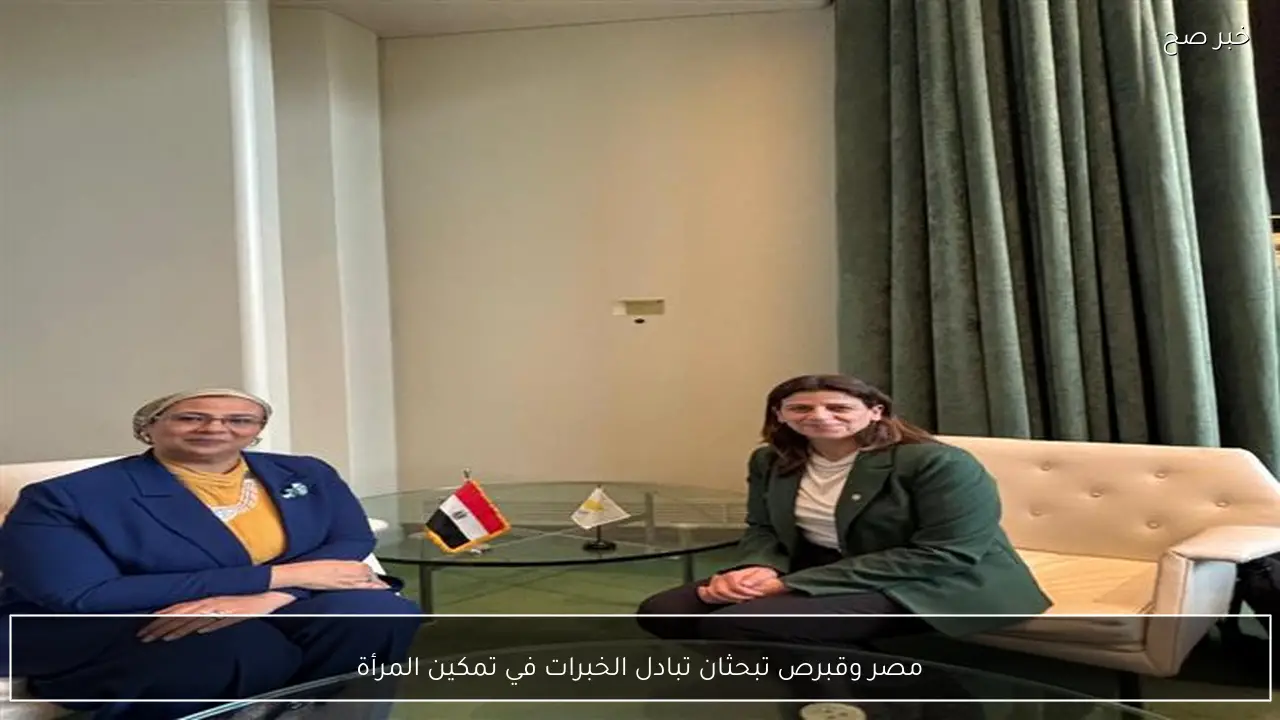 مصر وقبرص تبحثان تبادل الخبرات في تمكين المرأة