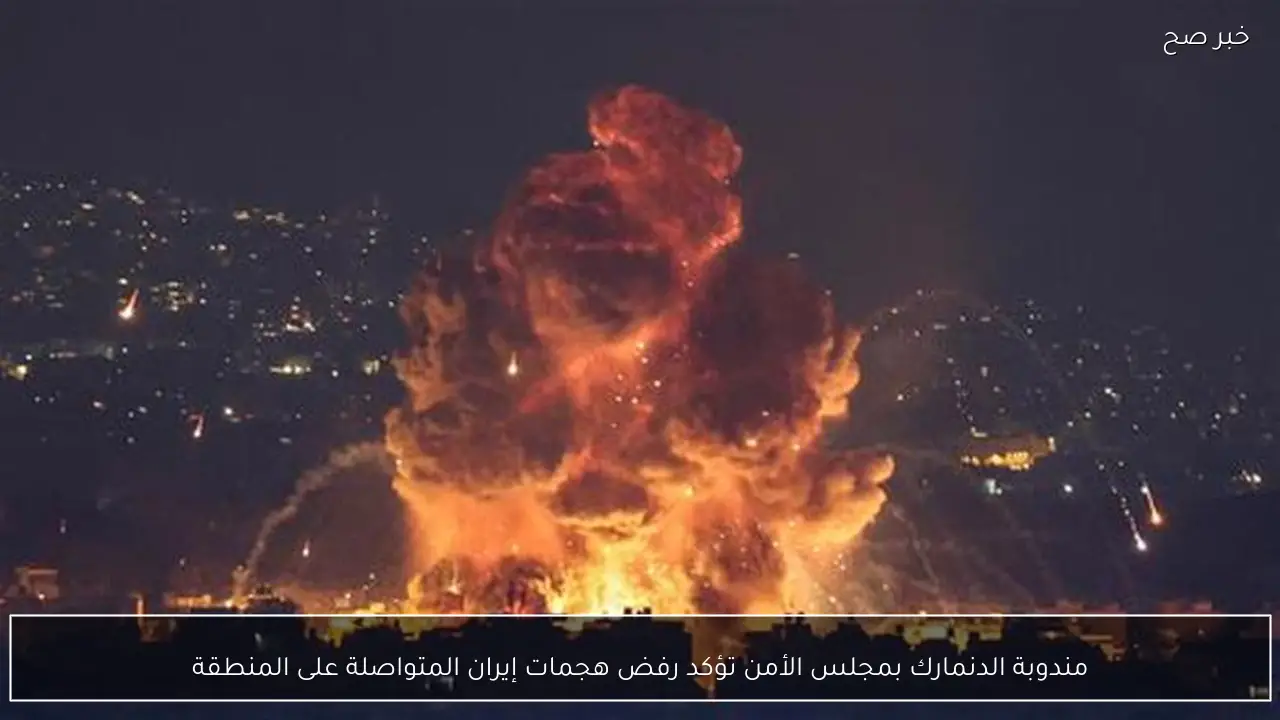 مندوبة الدنمارك بمجلس الأمن تؤكد رفض هجمات إيران المتواصلة على المنطقة