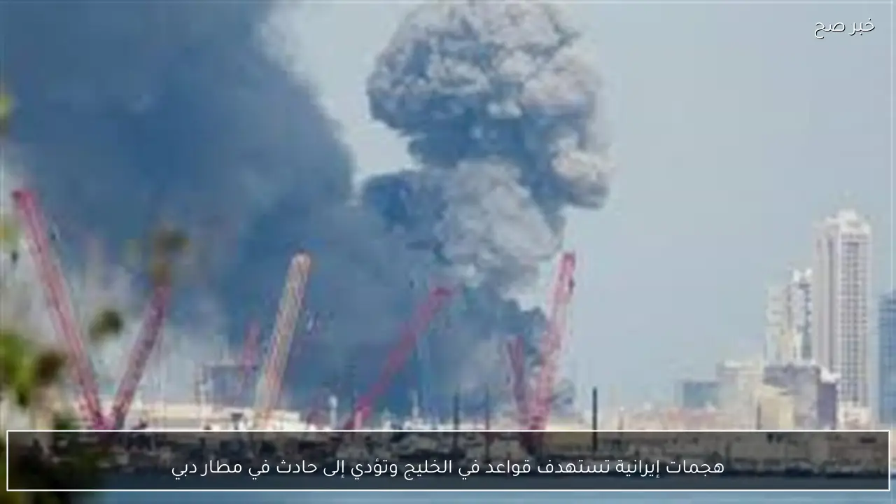 هجمات إيرانية تستهدف قواعد في الخليج وتؤدي إلى حادث في مطار دبي