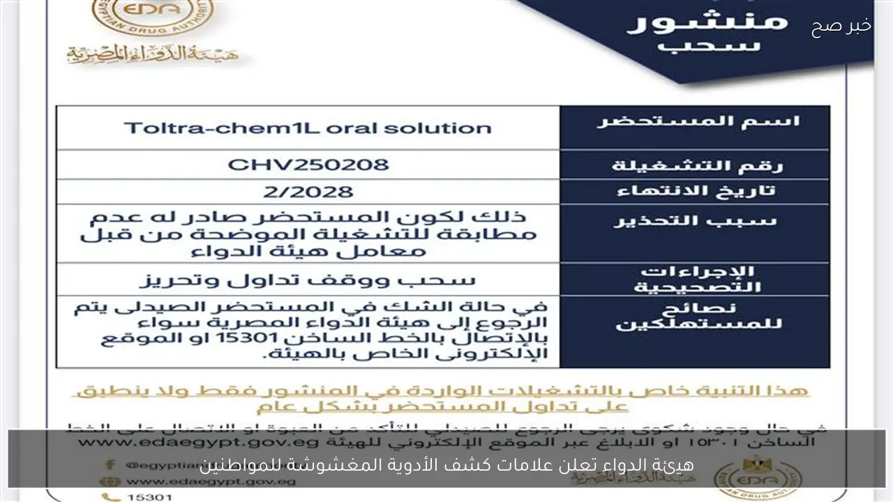هيئة الدواء تعلن علامات كشف الأدوية المغشوشة للمواطنين
