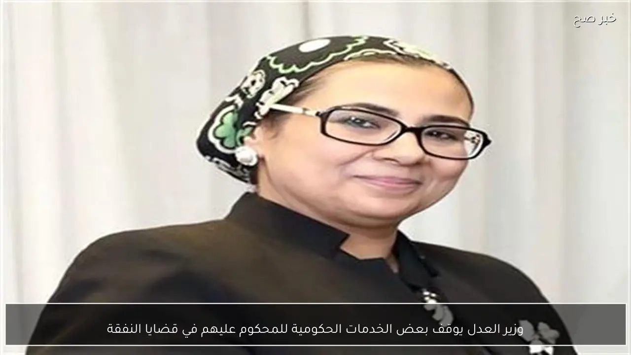 وزير العدل يوقف بعض الخدمات الحكومية للمحكوم عليهم في قضايا النفقة