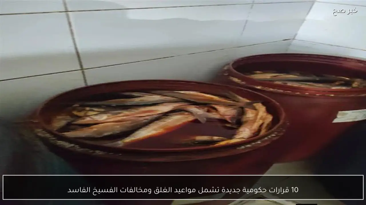 10 قرارات حكومية جديدة تشمل مواعيد الغلق ومخالفات الفسيخ الفاسد