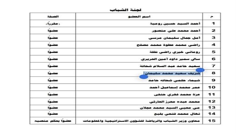 لجنة الشباب