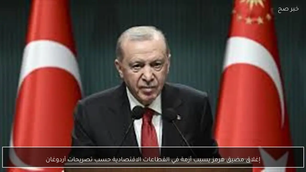 إغلاق مضيق هرمز يسبب أزمة في القطاعات الاقتصادية حسب تصريحات أردوغان