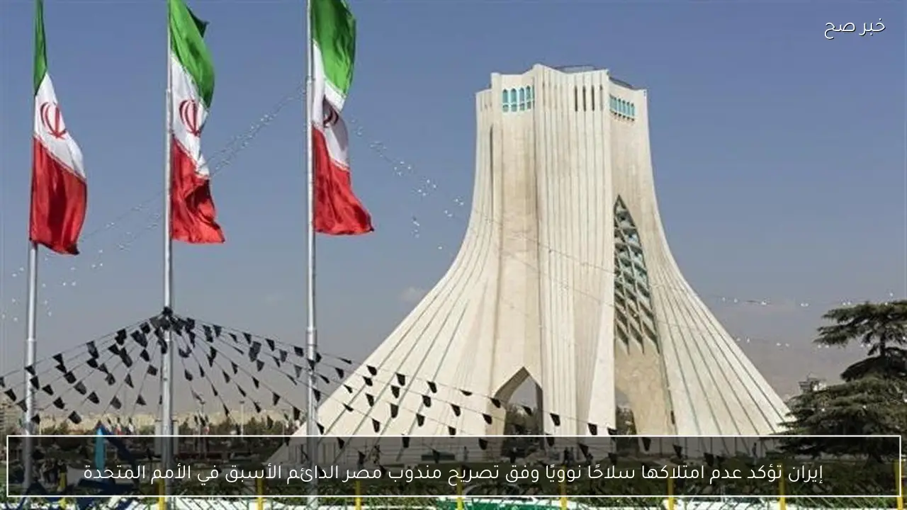 إيران تؤكد عدم امتلاكها سلاحًا نوويًا وفق تصريح مندوب مصر الدائم الأسبق في الأمم المتحدة