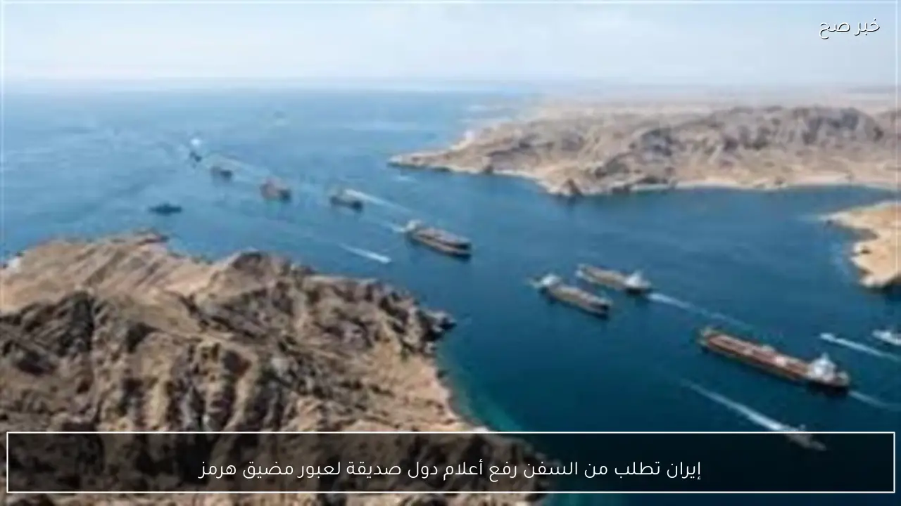 إيران تطلب من السفن رفع أعلام دول صديقة لعبور مضيق هرمز