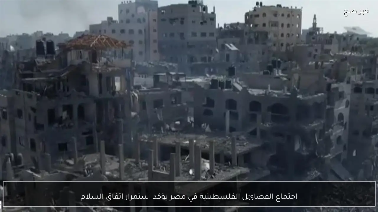 اجتماع الفصائل الفلسطينية في مصر يؤكد استمرار اتفاق السلام