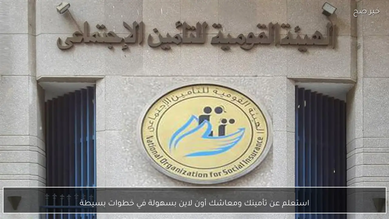 استعلم عن تأمينك ومعاشك أون لاين بسهولة في خطوات بسيطة